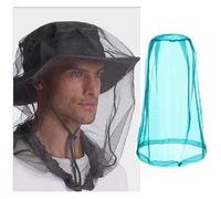 Waltonalice Zanzariera con testa di zanzariera, in nylon, per campeggio, escursionismo, pesca, giardinaggio, apicoltura, pesca, zanzara, mosche, bianco