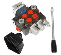 waltyotur Valvola di controllo direzionale idraulica 3600 PSI, 2 bobina 11 GPM idraulico Loader Valve, Porti BSPP, Valvola di controllo direzionale per carri armati di caricatori di trattori