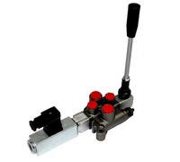 Walvoil 1 Banca 1/4 Bsp 12/24VDC Solenoide Controllo Idraulico Monoblocco