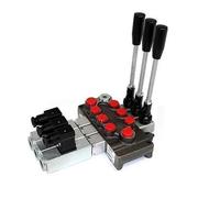 Walvoil 3 Banca 1/4 " Bsp 12/24VDC Solenoide Controllo Idraulico Monoblocco