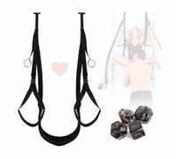 WAMBAS Robusta Altalena per Porta con Sedile e 4 Posizioni Extra per Il Gioco dei Dadi per Coppie