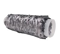 Wambere 1 rotolo di filati con paillette, per lavorare a maglia e all'uncinetto, con paillettes, filo luccicante, filato a maglia, per borse, vestiti, fai da te, grigio spaziale B