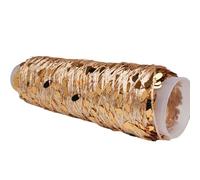 Wambere 1 rotolo di filati con paillette, per lavorare a maglia e all'uncinetto, con paillettes, filo luccicante, per borse, vestiti, fai da te, oro B