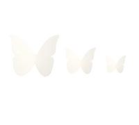 Wambere 48 Pezzi Adesivi da Parete 3D con Farfalla Rimovibili Adesivi per Pareti con Farfalle per Decorazione di Casa, Matrimonio, Soggiorno, Camera dei Bambini, Cucina, Finestra, Mobili, Festa