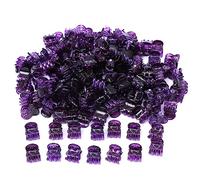 Wambere 50 mini fermagli per capelli a forma di artiglio, fermagli per capelli, per ragazze, ragazze, donne, accessori per l'uso quotidiano, colore: viola