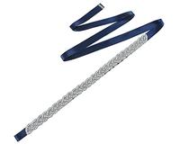 Wambere Cintura da Sposa con Strass per Damigelle d'Onore e Serata