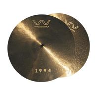WAMBOOKA 1994 - Piatti per batteria professionali in B20 - Serie 1994 - Lavorati a mano a mano, timbro BRILLANTE. attacco rapido e grande proiezione - Ideale Rock/Pop (HIHAT 14")