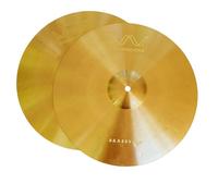 Wambooka Brassvibe - I tuoi primi veri piatti per batteria - Serie Brassvibe in ottone selezionato (HIHAT 14")