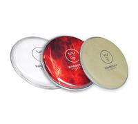 WAMBOOKA Diamond pelli di ricambio per Darbuka da 8.75" (22,5cm) Set | Pacco da 3 | Transparent, Red Lava, Fiber Skin