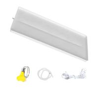 WAMJ AQDY Pentole di scarico della condensa, vasca di scarico AC, kit di scarico universale per condizionatore d'aria, con tubo trasparente da 5 m, per mini unità split (92 x 45 x 3 cm)