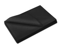 Wamkon 100 x 200 cm di larghezza, tessuto non tessuto stirabile nero, spessore leggero (30 g/m²), per cucito, trapuntatura, artigianato, sartoria