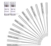 Wamkon 20 aghi per macchina da cucire, misura 80/12, universali, per macchina da cucire, per cucire la casa