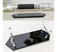 WAN LIAN Light Saber Stand elegante geometrico acrilico Light Saber Stand - Cornice trasparente tagliata al laser, display da scrivania minimalista, perfetto per collezionisti (compatibile con