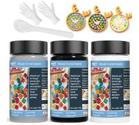 WAN2TLK Kit di malta per mosaico di cristallo, 130 g, accessori per piastrelle a mosaico, per lavori artigianali, non necessita di acqua, asciugatura rapida, essenziale per stuccare a mano, per tutte