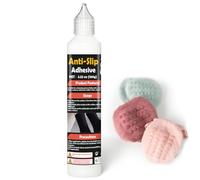 WAN2TLK Sock Stop antiscivolo, 100 g, trasparente, colore gommoso antiscivolo a base d'acqua (non in lattice), per tessuti, tenuta sicura su pavimenti lisci