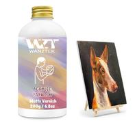 WAN2TLK Vernice acrilica professionale, opaca, per pittura acrilica, sigilla e protegge le opere d'arte, atossica, sigillante per artisti fatti a mano, pittori (200 ml/opaco)