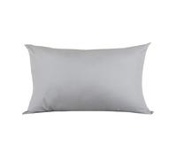 WANAM Federe per dormire, per casa, hotel, biancheria da letto, federa per cuscino in twill lungo, 54 grigio fumé, 60 x 80 cm