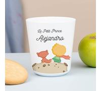 Wanapix | Bicchieri per Bambini | Bicchiere Personalizzato di Plastica Infrangibile | Ritorno a scuola/asilo | Senza BPA | Tazza per Bambini | 235ml | Principe