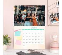 Wanapix | Calendario 2025 da Muro Personalizzato | In Italiano | Calendario 2025 da Parete | Ogni Mese con una Foto Diversa | 32 x 45 cm | Colori