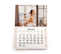 Wanapix | Calendario 2025 da Muro Personalizzato | In Italiano | Calendario 2025 da Parete | Ogni Mese con una Foto Diversa | 32 x 45 cm | Fiori
