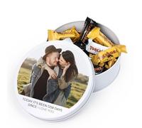 Wanapix | Cioccolatini Personalizzati Foto e Testo | Scatola San Valentino Originale | 22 Mini barretta di cioccolato | Dolci | Idee Regalo Anniversario | 5x12 cm