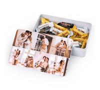 Wanapix | Cioccolatini Personalizzati Foto e Testo | Scatola San Valentino Originale | 22 Mini barretta di cioccolato | Dolci | Idee Regalo Anniversario | 21x13x5 cm