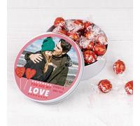 Wanapix | Cioccolatini Personalizzati Foto e Testo | Scatola San Valentino Originale | 22 Praline | Dolci | Idee Regalo Anniversario | 5x12 cm - Amore