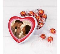 Wanapix | Cioccolatini Personalizzati Nome e Testo | Scatola forma di Cuore | 22 Praline al Cioccolato alle Nocciole | Regale Originali San Valentino | 6x15x5 cm - Amore