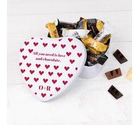 Wanapix | Cioccolatini Personalizzati Nome | Scatola San Valentino | 22 Mini barretta di cioccolato | Dolci | Regale Originali San Valentino | 6x15x5 cm - Love