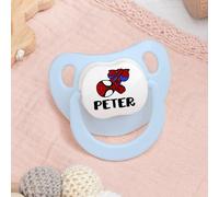 Wanapix | Ciuccio Personalizzato per Neonati | Tettarella in Silicone | 0-6 Mesi | Anatomico | Senza BPA né Ftalati | Spider