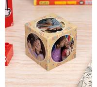 Wanapix | Cubo di Velocità 3x3 Personalizzato | Cubo Logico Rotante con le 6 Foto che Vuoi | Stampa Diretta su ogni Lato | Cubo Magico 3x3 Speed Cube | Design Arcobaleno