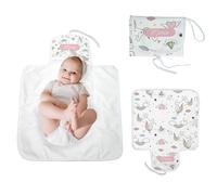 Wanapix | Fasciatoio Portatile per Bambini Personalizzato | Impermeabile | Materassino XL Pieghevole | Cambia Pannolini | Neonato | Unicorno