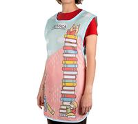 Wanapix | Grembiule Maestra Personalizzato | Regalo Maestre Fine Anno | Camice Maestra Scuola Infanzia | Idee Regalo Insegnanti | Azzurro | Teacher books