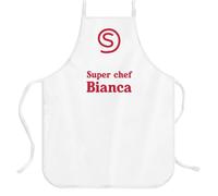 Wanapix | Grembiule Personalizzato | Grembiule Masterchef Personalizzato con Nome | Grembiule Cucina Uomo e Donna | Super Chef