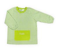 Wanapix | Grembiule Scuola Personalizzato con Nome | per Bambini | Scuola/Asilo/Pittura/Cucina | 3 Anni | Verde