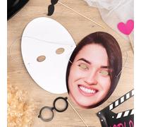 Wanapix | Maschere Personalizzate | Maschera viso Personalizzata di Cartone | Incluso Elastico | Bambini e Adulto
