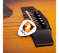 Wanapix | Pack 4 Plettri Personalizzati per Chitarra | Plettri per chitarra con Nome | Regalo Originale per Chitarristi | Puoi Personalizzare ogni Plettro Singolarmente | Hogwarts