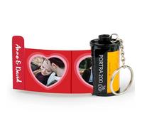 Wanapix | Portachiavi Kodak con Foto Personalizzato| Bobina Portachiavi | Portachiavi Colorato con Pellicola per Fotocamera | Regalo Originale | Power Love