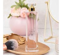 Wanapix | Profumo Personalizzato per Donna | Personalizzato con Nome e Testo | Floreale Fruttato Gourmand | Cristallo Inciso. 100 ml | Regalo Originale | Numero
