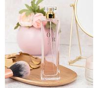 Wanapix | Profumo Personalizzato per Donna | Personalizzato con Nome e Testo | Floreale Fruttato Gourmand | Cristallo Inciso. 100 ml | Regalo Originale | Iniziali