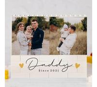 Wanapix | Puzzle Personalizzato con Blocchi | Compatibile con Le Grandi Marche di Mattoncini | Regalo per la Festa del papà | Regalo Originale per Uomo | 49 Pezzi | 13x11cm | Daddy