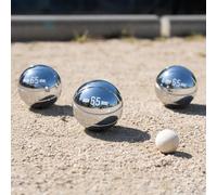 Wanapix | Set di Bocce Personalizzate da Pétanque | Regalo Festa del papà/Compleanno | 3 Bocce con Borsa | 100% Personalizza con Nome o Testo