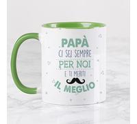Wanapix | Tazza Festa del Papà Personalizzata | Idee Regalo Orignale | Regali per Papà | Regali per uomo
