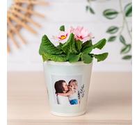 Wanapix | Vaso da Fiori Personalizzato | Regalo per la Festa della Mamma, per le Comunioni o per i Matrimoni | Vaso con il vostro Nome o la vostra Foto | Ceramica | 100% Personalizzato
