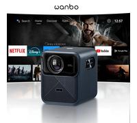 Wanbo Mozart 1 Pro 2025 4K 1200 Ansi Proiettore Google TV 1080P HDR10 MEMC HDMI 2.0 Proiettore a fascio sigillato Doppio altoparlante Wifi 20W