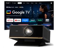 Wanbo X7 Pro MAX - Proiettore portatile 4K, 1500 ANSI, Google TV 14 ufficiale, MEMC, Dolby Audio da 20 W, HDR10, HDMI 2.1 eARC, supporto regolabile ±15°, proiettore esterno