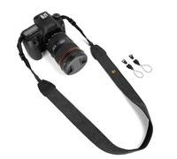 WANBY Camera Strap Black Canvas Neck Shoulder Strap with Quick Release Buckles for DSLR SLR