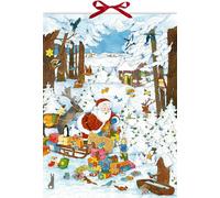 Wand-Adventskalender - Bescherung im Winterwald: Bescherung im Winterwald