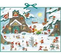 Wand-Adventskalender - Im Wichtel-Winterwald: Wimmelkalender