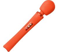 FUN FACTORY - VIM SILICONE RECHARGEABLE VIBRATING WEIGHTED RUMBLE WAND MIDNIGHT BLUE - TAGLIA 1, ARANCIONE